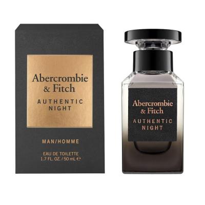 Abercrombie &amp; Fitch Authentic Night Toaletna voda za muškarce 50 ml