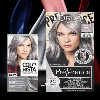 L&#039;Oréal Paris Colorista Permanent Gel Boja za kosu za žene 60 ml Nijansa Smokey Grey