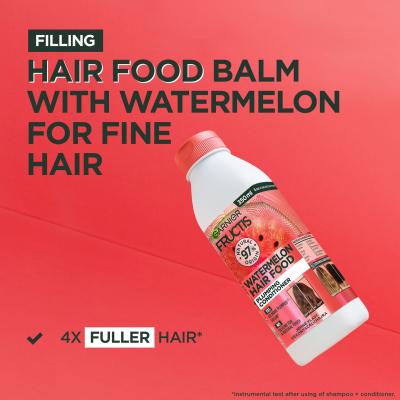 Garnier Fructis Hair Food Watermelon Plumping Conditioner Regenerator za žene 350 ml