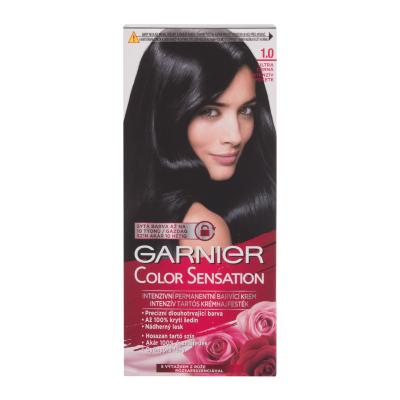 Garnier Color Sensation Boja za kosu za žene 40 ml Nijansa 1,0 Ultra Onyx Black