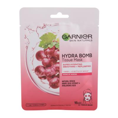 Garnier Skin Naturals Hydra Bomb Natural Origin Grape Seed Extract Maska za lice za žene 1 kom