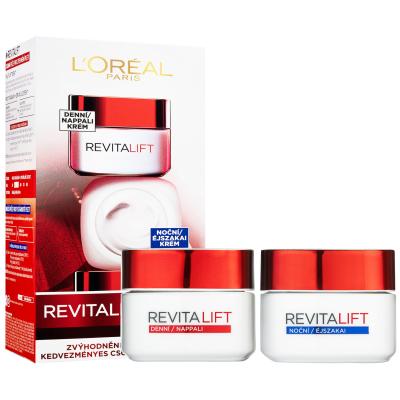 L&#039;Oréal Paris Revitalift Duo Set Poklon set dnevna krema za lice Revitalift 50 ml + noćna krema za lice Revitalift 50 ml