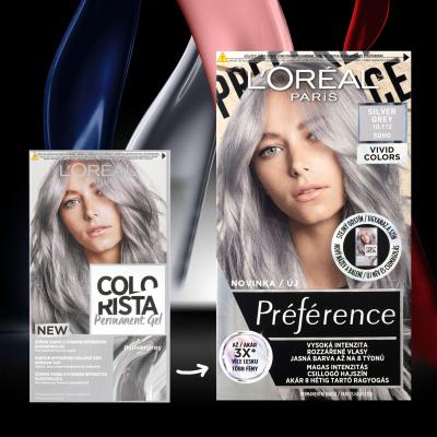 L&#039;Oréal Paris Colorista Permanent Gel Boja za kosu za žene 60 ml Nijansa Silver Grey