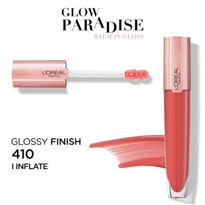 L&#039;Oréal Paris Glow Paradise Balm In Gloss Sjajilo za usne za žene 7 ml Nijansa 410 I Inflate
