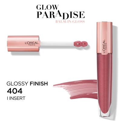 L&#039;Oréal Paris Glow Paradise Balm In Gloss Sjajilo za usne za žene 7 ml Nijansa 404 I Insert