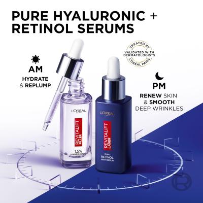 L&#039;Oréal Paris Revitalift Laser Pure Retinol Night Serum Serum za lice za žene 50 ml