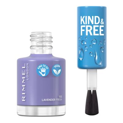 Rimmel London Kind &amp; Free Lak za nokte za žene 8 ml Nijansa 153 Lavender Light