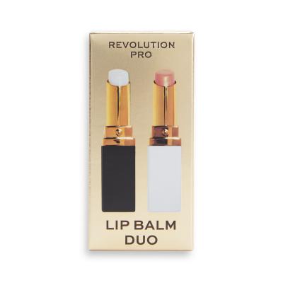 Revolution Pro Lip Balm Duo Poklon set balzam za usne Clear Lip Balm 2,7 g + balzam za usne Tinted Lip Balm 2,7 g