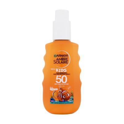 Garnier Ambre Solaire Kids Sun Protection Spray SPF50 Proizvod za zaštitu od sunca za tijelo za djecu 150 ml