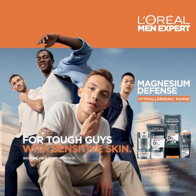 L&#039;Oréal Paris Men Expert Magnesium Defence Shower Gel Gel za tuširanje za muškarce 300 ml