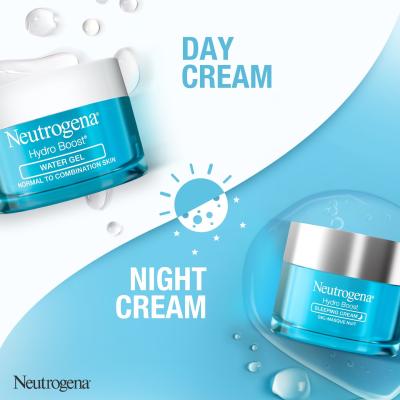 Neutrogena Hydro Boost Poklon set dnevni gel za lice Hydro Boost Water Gel 50 ml + noćna krema za lice Hydro Boost Sleeping Cream 50 ml