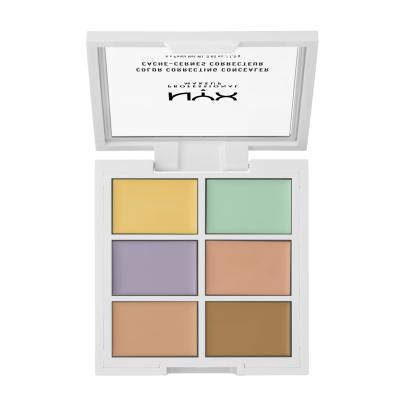 NYX Professional Makeup Color Correcting Concealer Paleta za konturiranje za žene 9 g Nijansa Multicolor