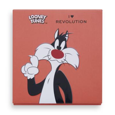 I Heart Revolution Looney Tunes Eyeshadow Palette Sjenilo za oči za žene 9 g Nijansa Sylvester