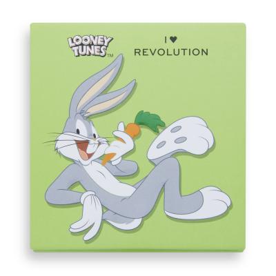 I Heart Revolution Looney Tunes Eyeshadow Palette Sjenilo za oči za žene 9 g Nijansa Bugs