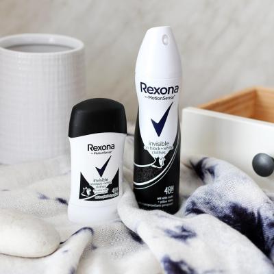 Rexona MotionSense Invisible Black + White Antiperspirant za žene 40 ml