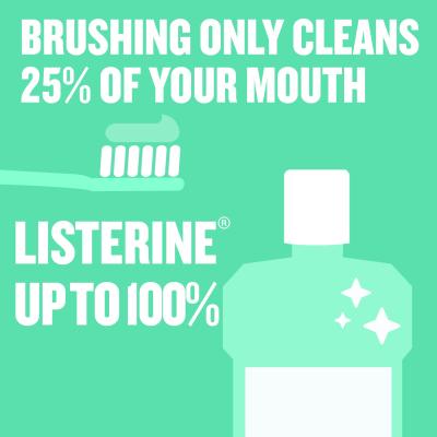 Listerine Clean &amp; Fresh Mild Taste Mouthwash Vodice za ispiranje usta 500 ml