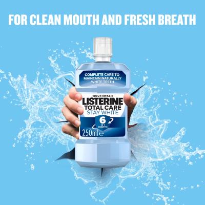 Listerine Total Care Stay White Mouthwash 6 in 1 Vodice za ispiranje usta 250 ml