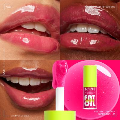 NYX Professional Makeup Fat Oil Lip Drip Ulje za usne za žene 4,8 ml Nijansa 03 Supermodell