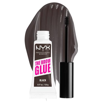 NYX Professional Makeup The Brow Glue Instant Brow Styler Gel za obrve i pomada za žene 5 g Nijansa 05 Black