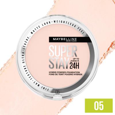 Maybelline Superstay 24H Hybrid Powder-Foundation Puder za žene 9 g Nijansa 05