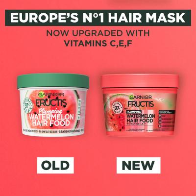 Garnier Fructis Hair Food Watermelon Plumping Mask Maska za kosu za žene 400 ml