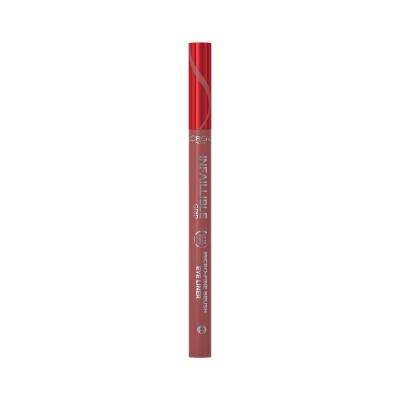 L&#039;Oréal Paris Infaillible Grip 36H Micro-Fine Brush Eye Liner Tuš za oči za žene 0,4 g Nijansa 03 Ancient Rose