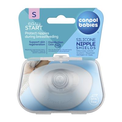 Canpol babies Easy Start Silicone Nipple Shields S Jastučići za prsa za žene 2 kom