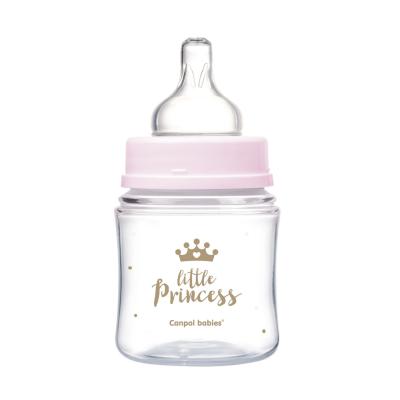 Canpol babies Royal Baby Easy Start Anti-Colic Bottle Little Princess 0m+ Bočica za bebe za djecu 120 ml