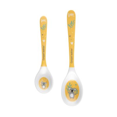 Canpol babies Exotic Animals Melamine Spoons 9m+ Yellow Zdjelica za djecu 2 kom