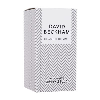 David Beckham Classic Homme Toaletna voda za muškarce 50 ml