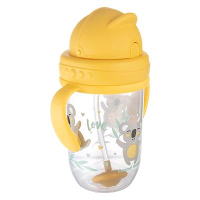 Canpol babies Exotic Animals Non-Spill Expert Cup With Weighted Straw Yellow Čašica za djecu 270 ml