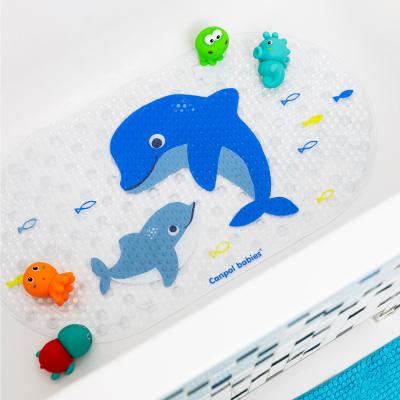 Canpol babies Love&amp;Sea Bath Mat Blue Dodatak za kupaonicu za djecu 1 kom