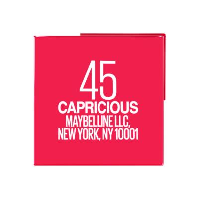 Maybelline Superstay Vinyl Ink Liquid Ruž za usne za žene 4,2 ml Nijansa 45 Capricious