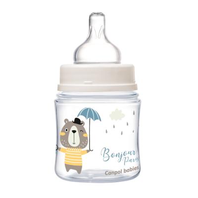 Canpol babies Bonjour Paris Easy Start Anti-Colic Bottle Blue 0m+ Bočica za bebe za djecu 120 ml