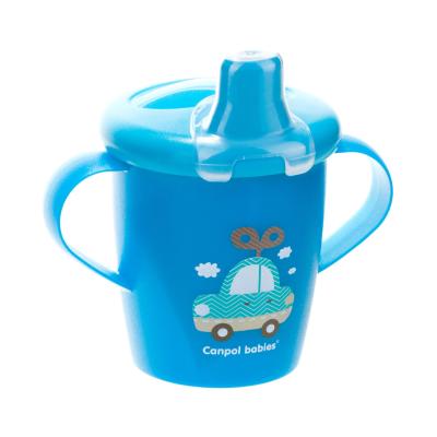 Canpol babies Toys Non-Spill Cup Blue 9m+ Čašica za djecu 250 ml