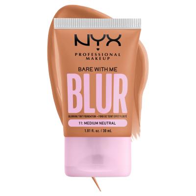 NYX Professional Makeup Bare With Me Blur Tint Foundation Puder za žene 30 ml Nijansa 11 Medium Neutral