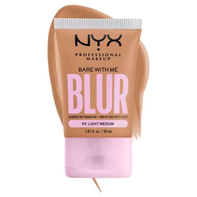 NYX Professional Makeup Bare With Me Blur Tint Foundation Puder za žene 30 ml Nijansa 09 Light Medium