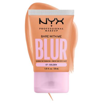NYX Professional Makeup Bare With Me Blur Tint Foundation Puder za žene 30 ml Nijansa 07 Golden
