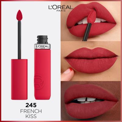 L&#039;Oréal Paris Infaillible Matte Resistance Lipstick Ruž za usne za žene 5 ml Nijansa 245 French Kiss