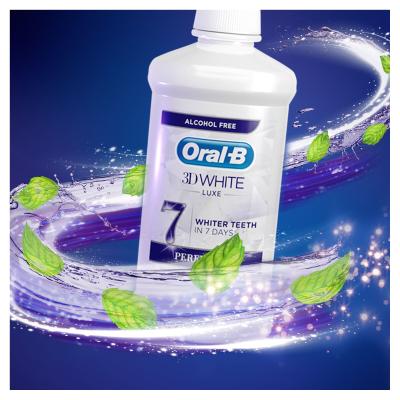 Oral-B 3D White Luxe Vodice za ispiranje usta 500 ml