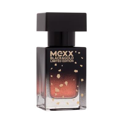 Mexx Black &amp; Gold Limited Edition Toaletna voda za žene 15 ml