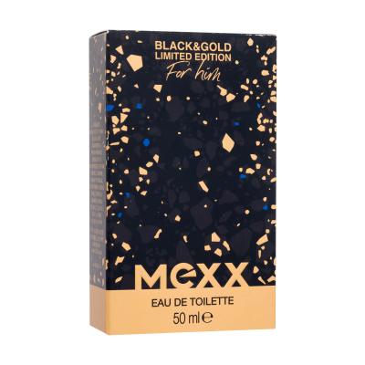 Mexx Black &amp; Gold Limited Edition Toaletna voda za muškarce 50 ml