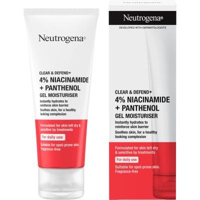 Neutrogena Clear &amp; Defend+ Gel Moisturiser Gel za lice 50 ml