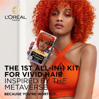 L&#039;Oréal Paris Préférence Meta Vivids Boja za kosu za žene 75 ml Nijansa 6.403 Meta Coral