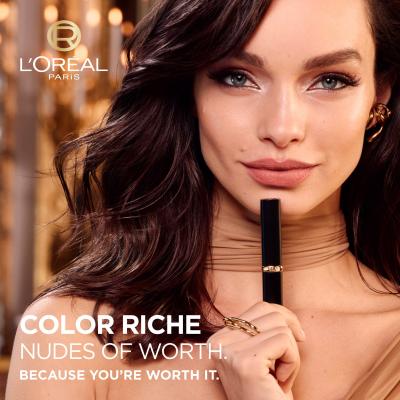 L&#039;Oréal Paris Color Riche Intense Volume Matte Nudes of Worth Ruž za usne za žene 1,8 g Nijansa 570 Worth It Intens