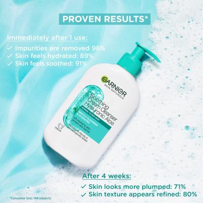Garnier Skin Naturals Hyaluronic Aloe Soothing Cream Cleanser Krema za čišćenje za žene 250 ml