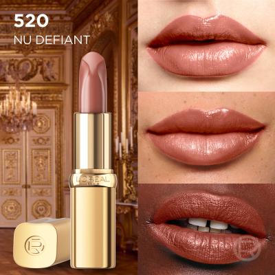 L&#039;Oréal Paris Color Riche Free the Nudes Ruž za usne za žene 4,7 g Nijansa 520 Nu Defiant