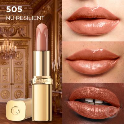 L&#039;Oréal Paris Color Riche Free the Nudes Ruž za usne za žene 4,7 g Nijansa 505 Nu Resilient
