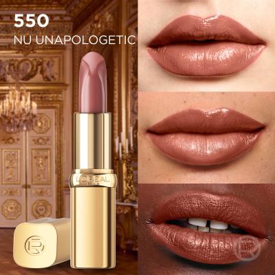 L&#039;Oréal Paris Color Riche Free the Nudes Ruž za usne za žene 4,7 g Nijansa 550 Nu Unapologetic