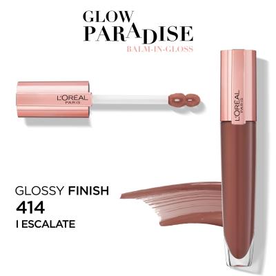 L&#039;Oréal Paris Glow Paradise Balm In Gloss Sjajilo za usne za žene 7 ml Nijansa 414 Escalate